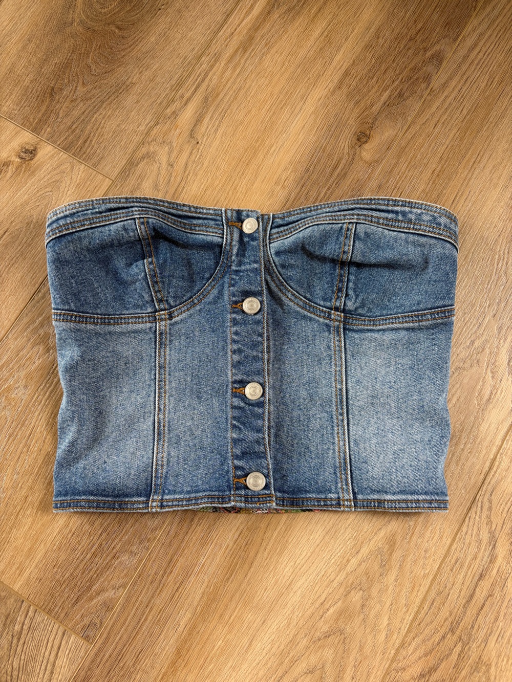 Andersson Bell Denim Bustier top